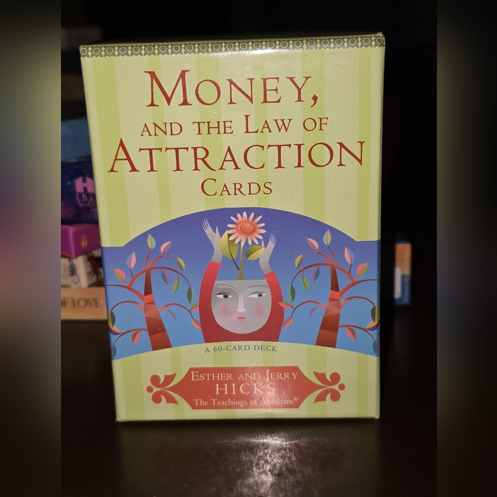 Money, and the Law of Attraction Cards" by Esther and Jerry Hicks. 60 Card Deck